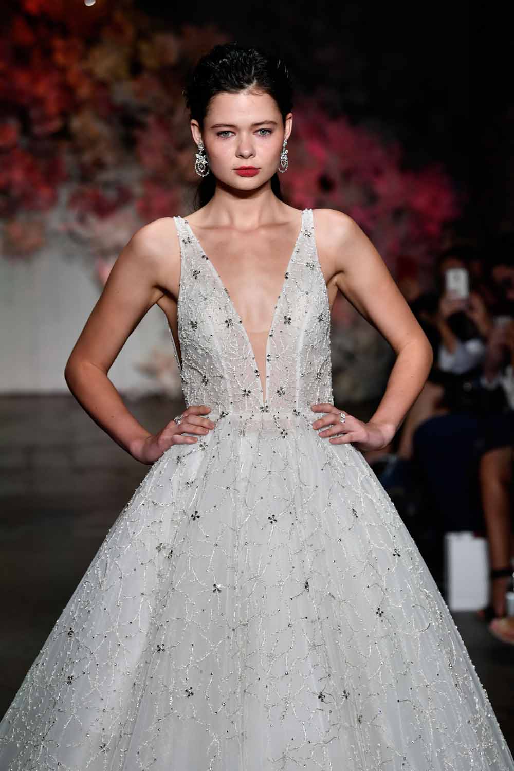 SYDNEY, AUSTRALIA - MAY 15: A model walks the runway during the Steven Khalil show at Mercedes-Benz Fashion Week Resort 18 Collections at Elston Room on May 15, 2017 in Sydney, Australia. (Photo by Stefan Gosatti/Getty Images)